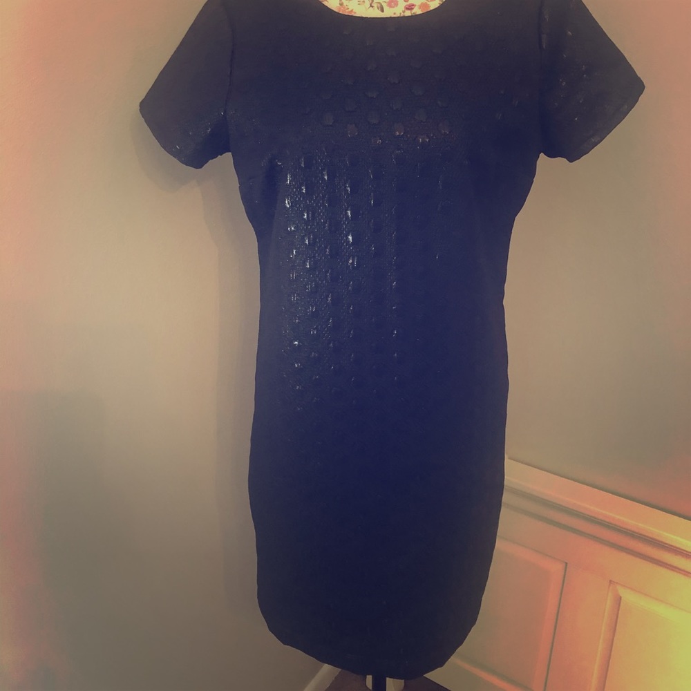 Black cocktail dress